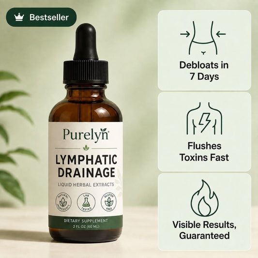 Purelyn Lymphatic Drainage Drops – Debloat & Feel Lighter in Days